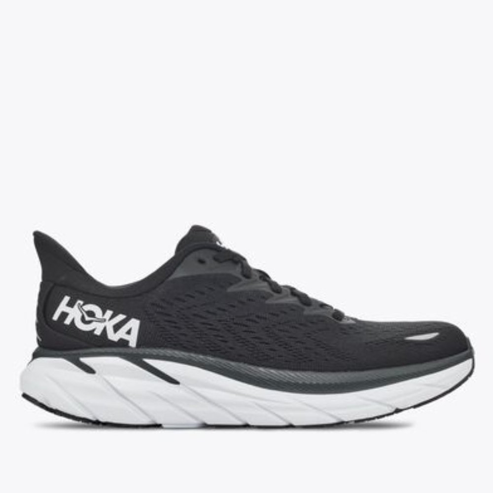 HOKA One One Clifton 8 Black / White
